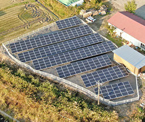 三重県某所高圧350kW 太陽光発電所